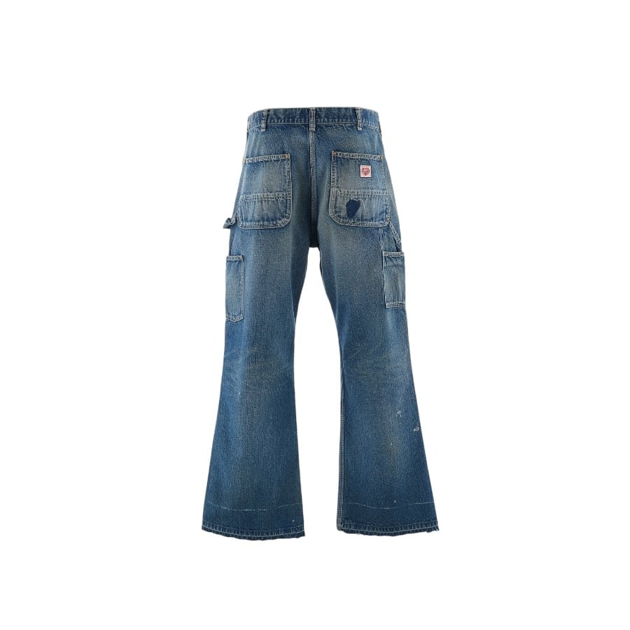 【SAINT MICHAEL】SM-YS1-0000-066/DOUBLE KNEE/DENIM/BLUE BLUE L