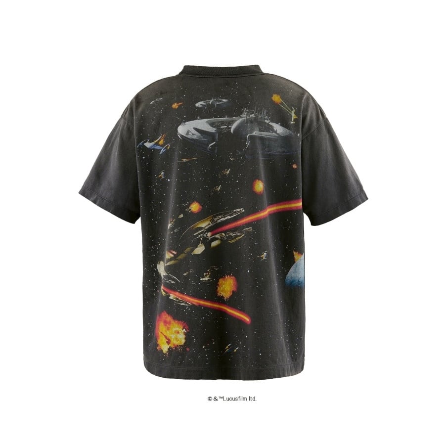 【SAINT MICHAEL】SM-HR8-0000-C62STARWARS BLACK XXL