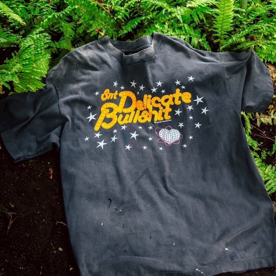 【SAINT MICHAEL】SM-HR8-0000-003DELICATE BULLSHIT BLACK XXL