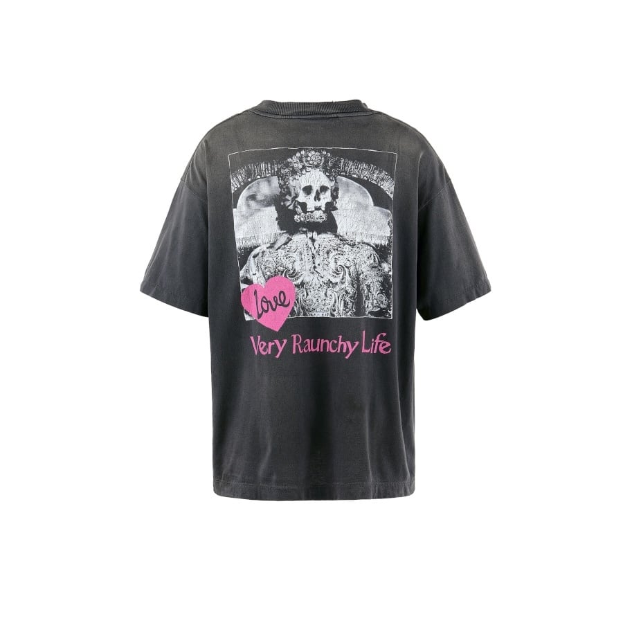 【SAINT MICHAEL】SM-HR8-0000-012LOVE BLACK XL