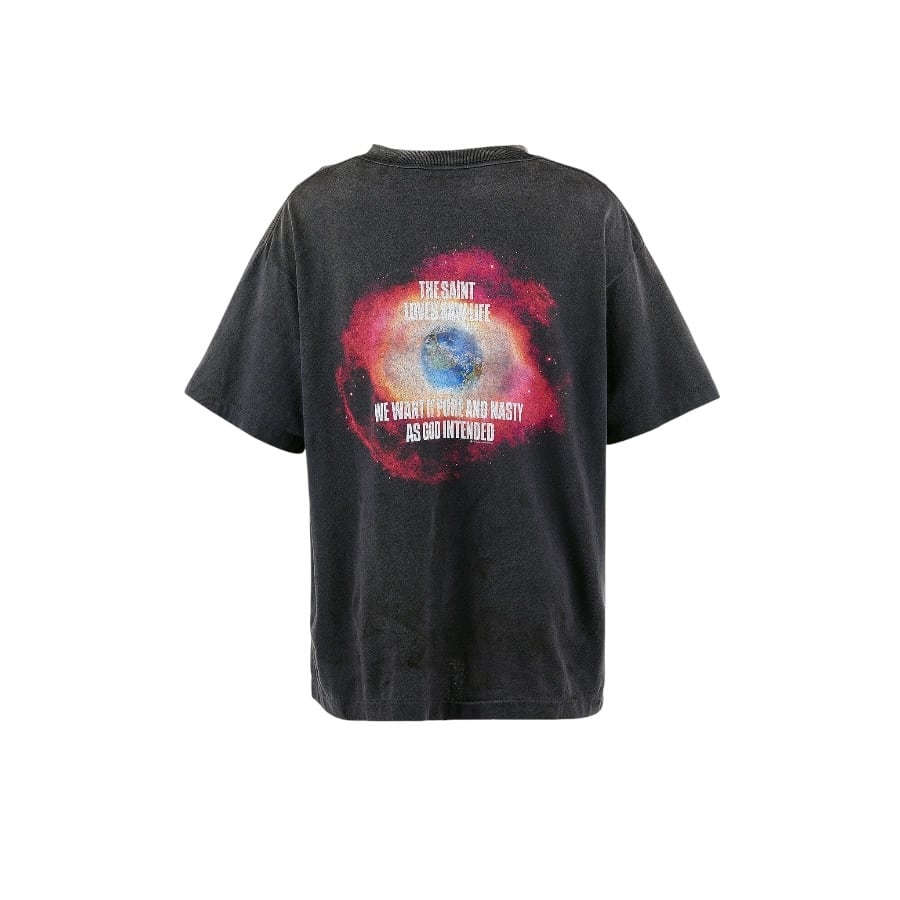 【SAINT MICHAEL】SM-HR8-0000-013OBLITERATE BLACK XL