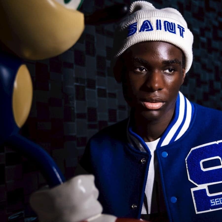 【SAINT Mxxxxxx】SM-HR1-0000-C67/SG_KNIT CAP/SAINT SEGA/WHITE WHITE F