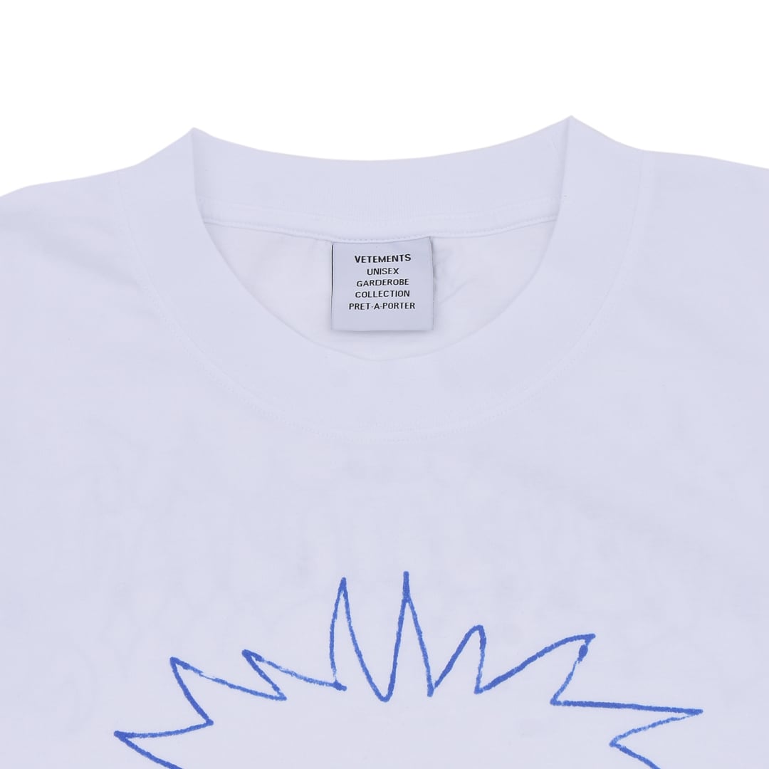 【VETEMENTS】SCRIBBLED TEEN T-SHIRT(WHITE)