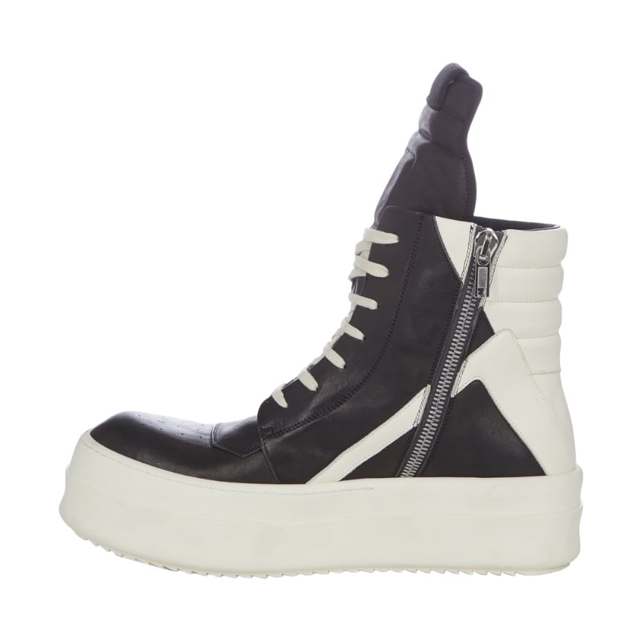 【Rick Owens】MEGA BUMPER GEOBASKET(BLACK/WHITE) BLACK/WHITE 43