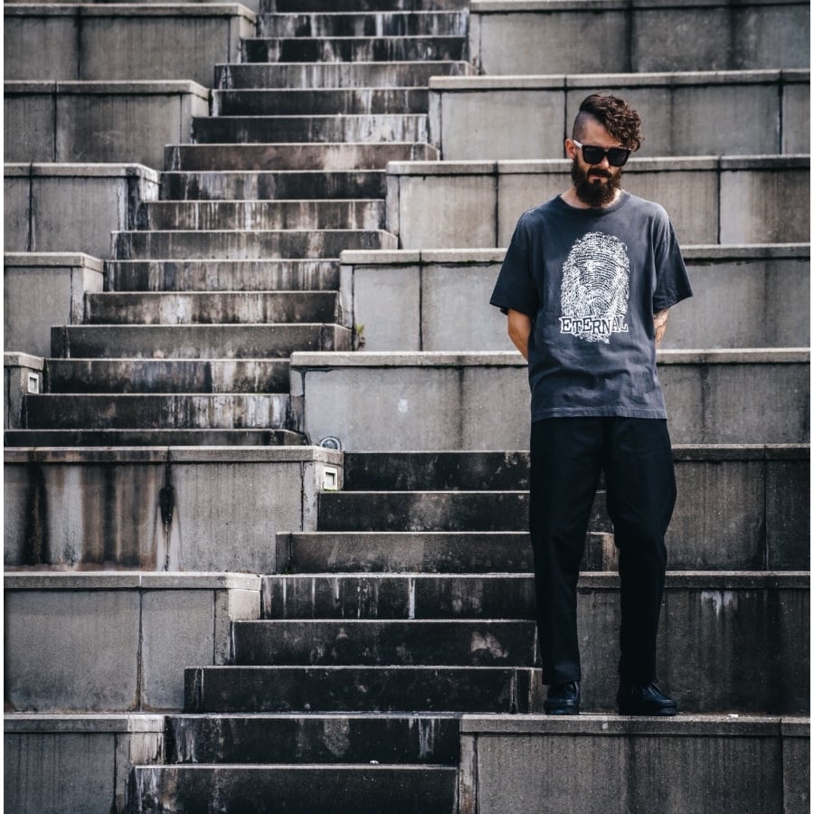 【SAINT MICHAEL】SM-YS1-0000-004/SS TEE/CHOSEN/BLACK BLACK XL