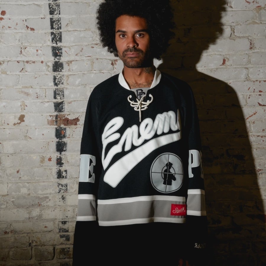 【SAINT MICHAEL】SM-YS1-0000-C19/PE_GAME SH/SNT ENEMY/BLK BLACK F