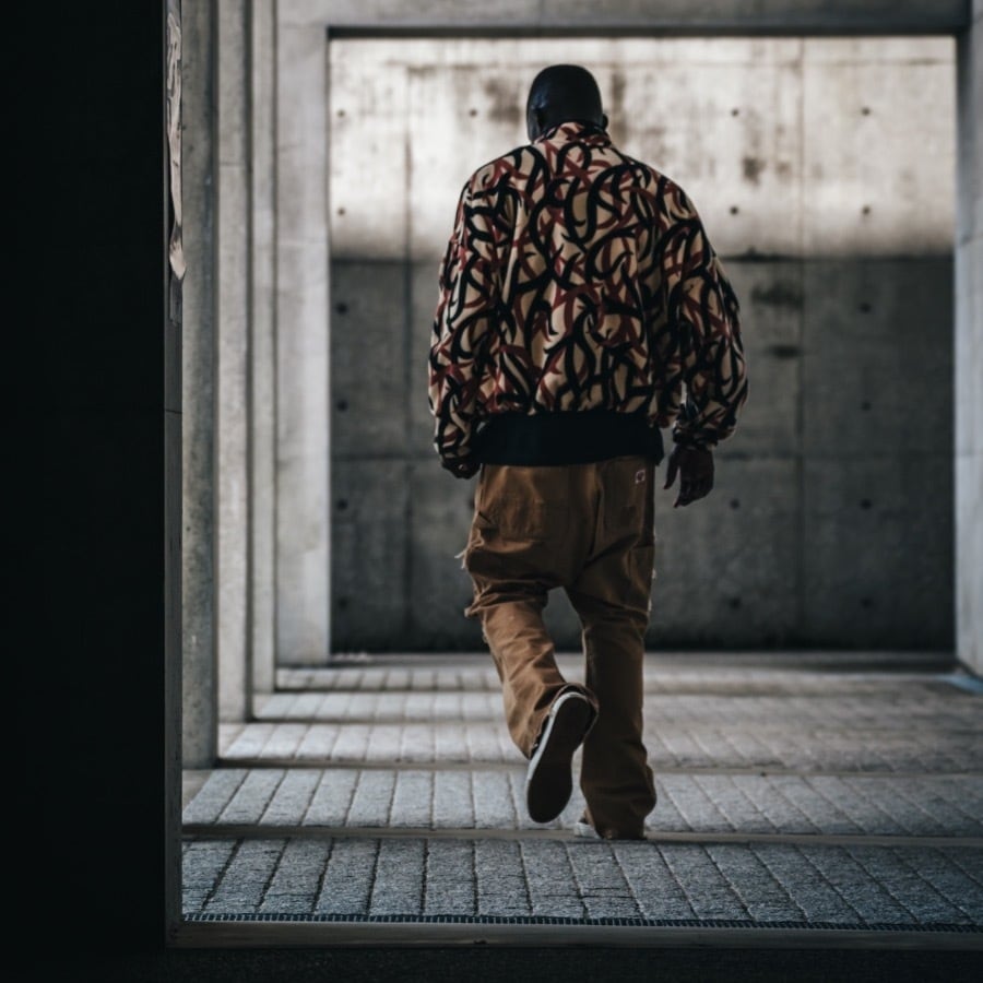 【SAINT MICHAEL】SM-YS1-0000-061/FLEECE PLOVR/TRIVAL CAMO CAMO XL