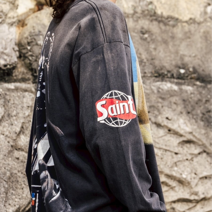 【SAINT MICHAEL】SM-HR8-0000-C64DARTHVADER BLACK XXL