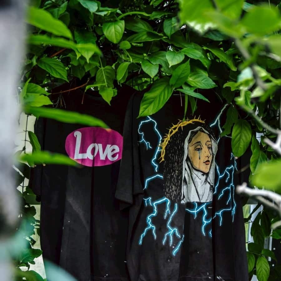 【SAINT MICHAEL】MARIASM-HR8-0000-011 BLACK XXL