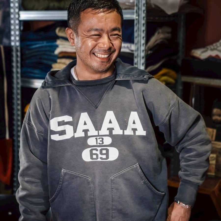 【SAINT Mxxxxxx】SM-HR1-0000-C58/BB_AFTER HOODED DBL FC/SAA/NVY BLACK XL