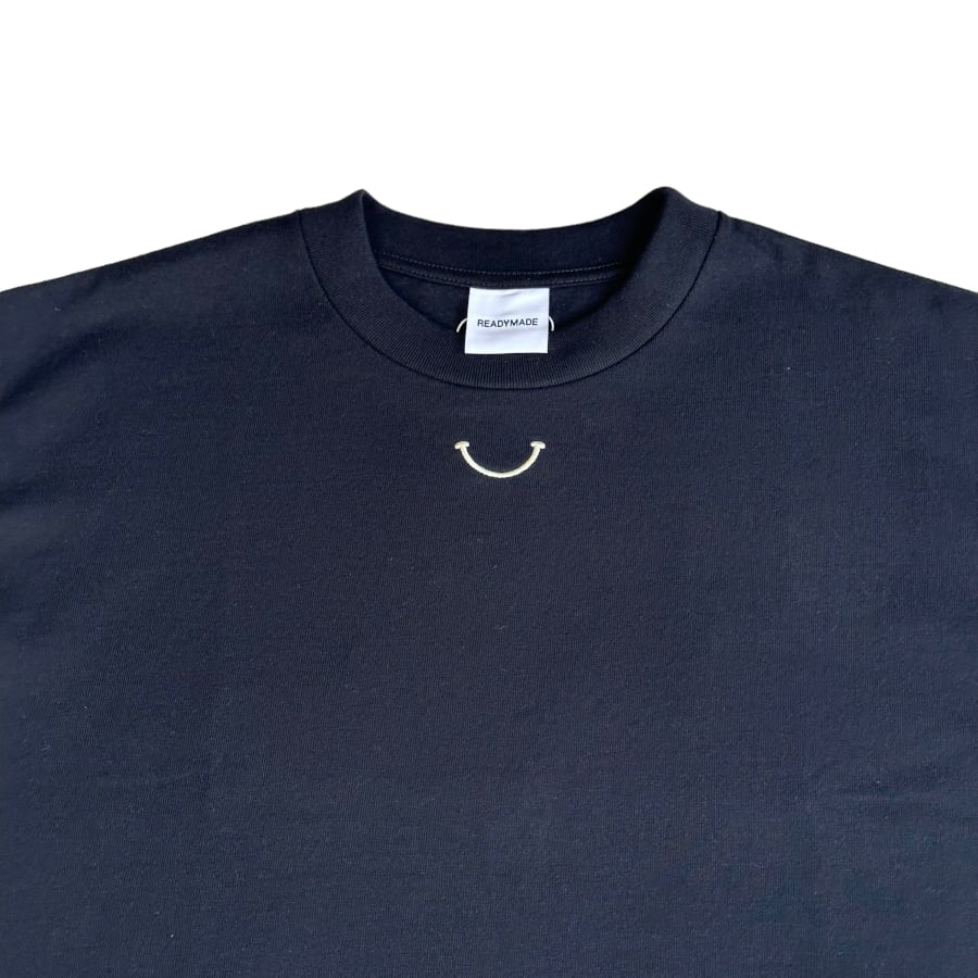 【READY MADE】RE-CO-BK-00-00-244/SS T-SHIRT SMILE(BLACK) BLACK XL