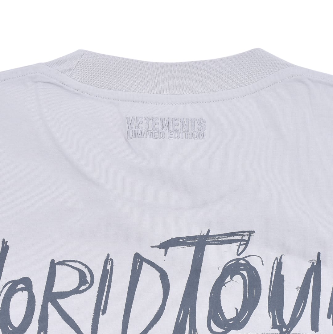 VETEMENTS】WORLDTOUR LOGO T-SHIRT(XS GREIGE)｜ AYIN｜心斎橋