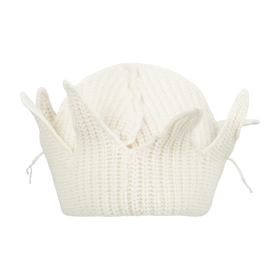 【CHARLES JEFFREY LOVERBOY】CHUNKY CROWN BEANIE ECRU F