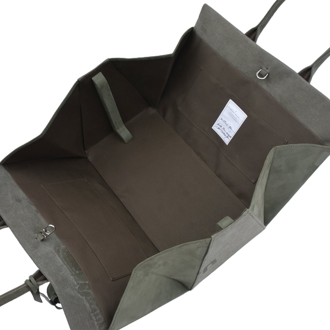 【READYMADE】RE-CO-KH-00-00-126/SHOPPING BAG 35/KHAKI KHAKI F