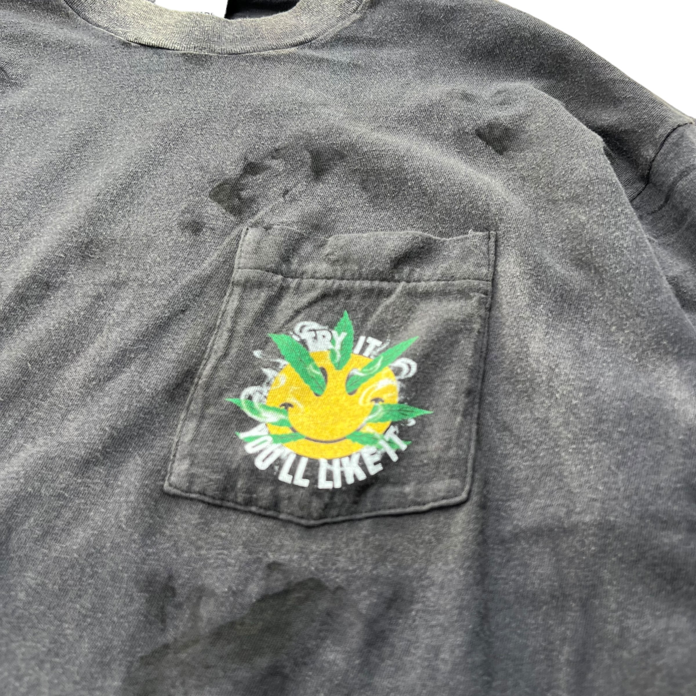 【READYMADE】RE-CO-BK-00-00-282/LS T-SHIRT SNAKE/BLK BLACK XL