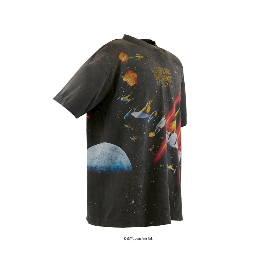 【SAINT MICHAEL】SM-HR8-0000-C62STARWARS BLACK XXL