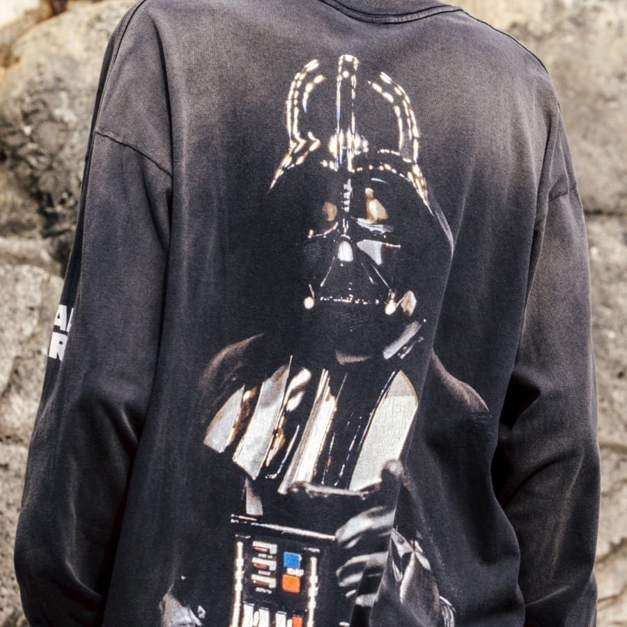 【SAINT MICHAEL】SM-HR8-0000-C64DARTHVADER BLACK XXL