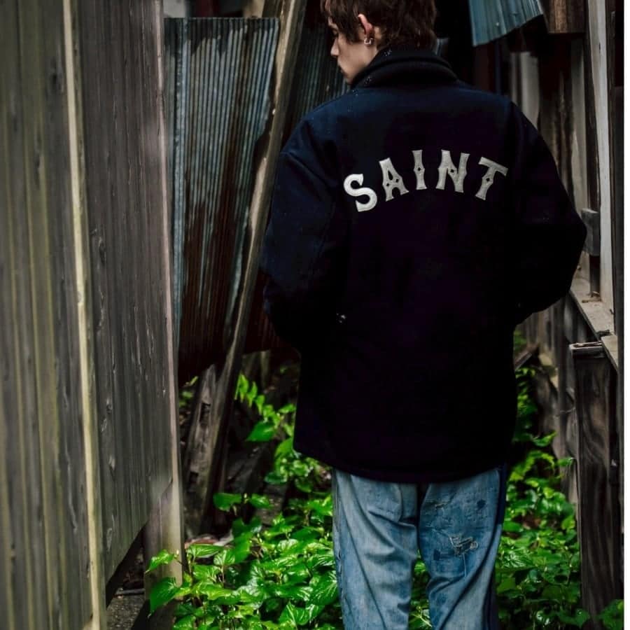 SAINT Mxxxxxx】SM-HR1-0000-076/PHARAOS JACKET/SAINT/BLACK(M BLACK