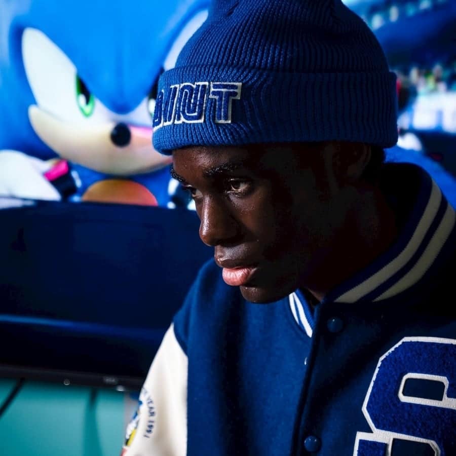 【SAINT Mxxxxxx】SM-HR1-0000-C66/SG_KNIT CAP/SAINT SEGA/BLUE BLUE F