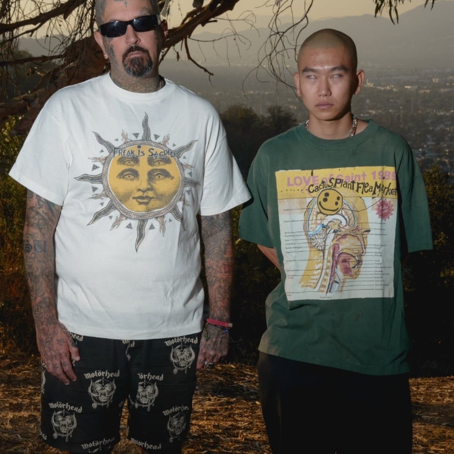 【SAINT MICHAEL】SM-YS1-0000-C02/CP_SS TEE/SUN/WHITE WHITE XXL