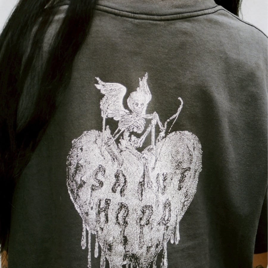 【SAINT MICHAEL】SM-HR8-0000-C70STHD.FEARLESS BLACK XXL