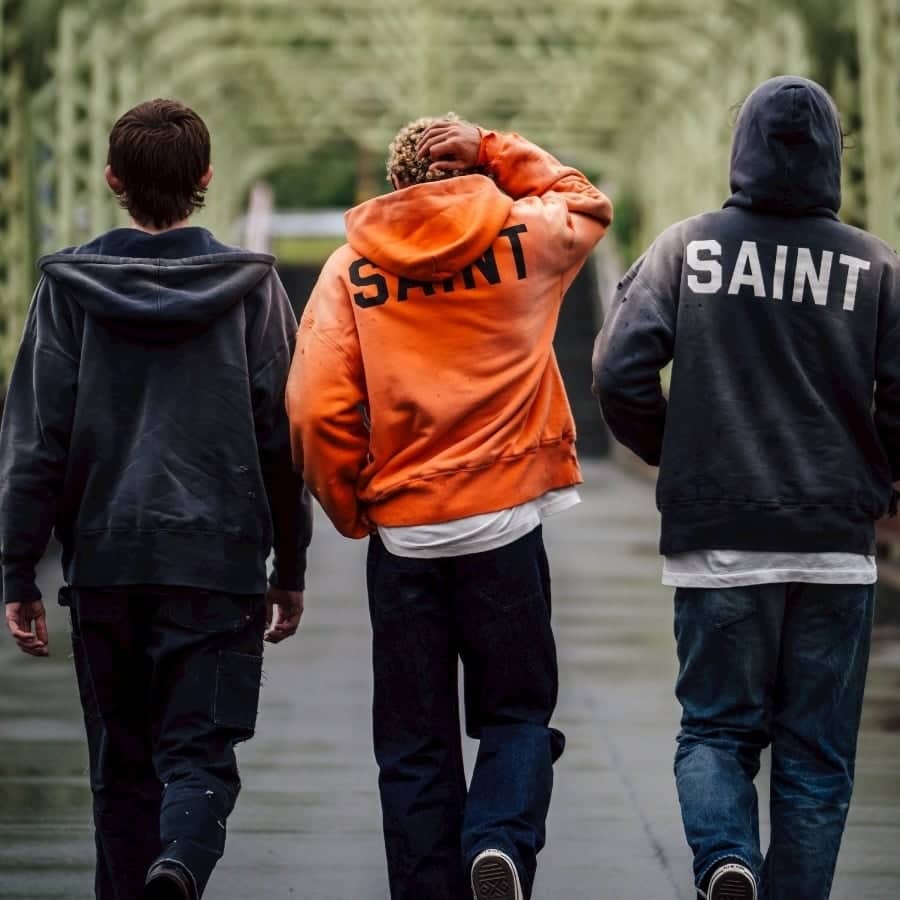 【SAINT Mxxxxxx】SM-HR1-0000-C58/BB_AFTER HOODED DBL FC/SAA/NVY BLACK XL