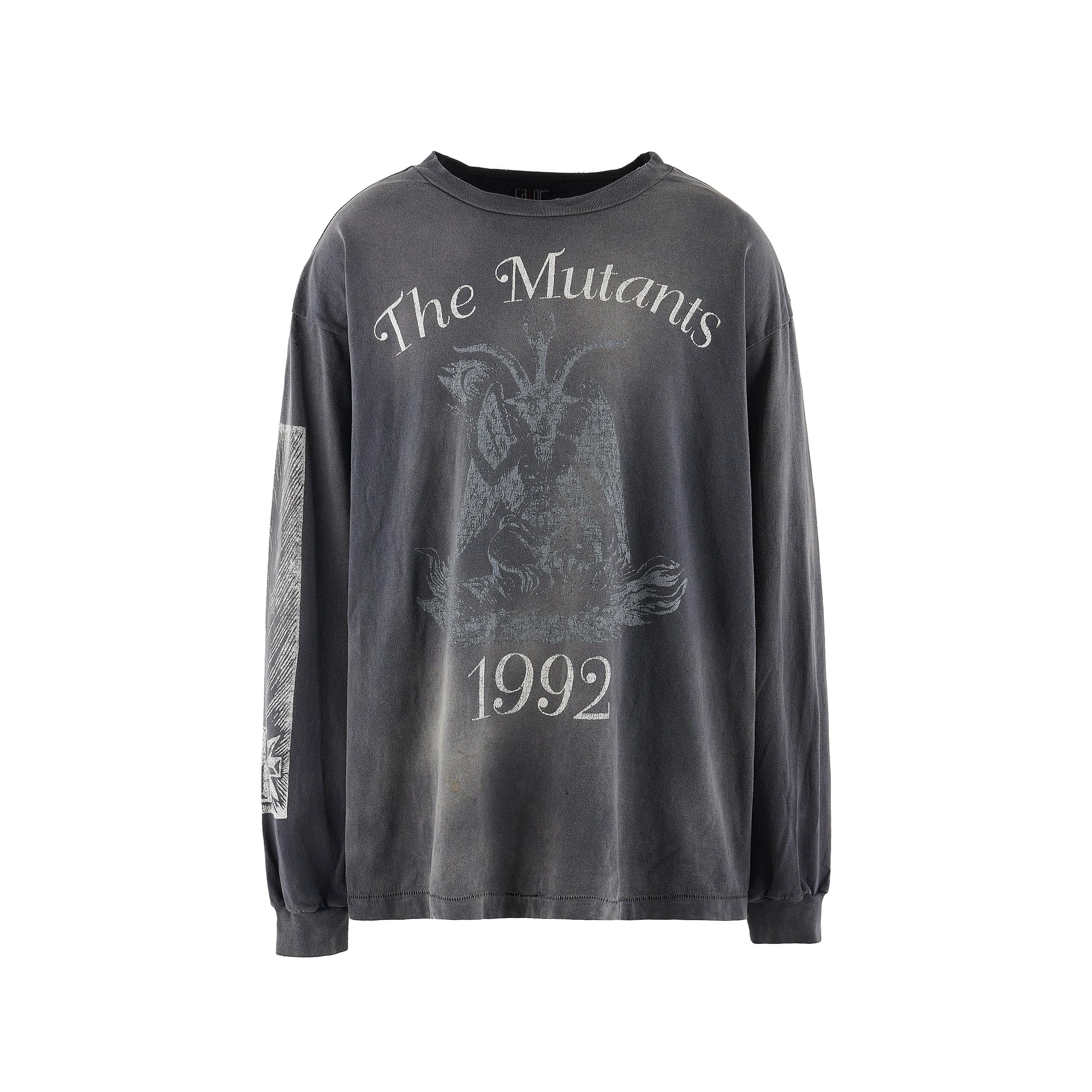 【SAINT MICHAEL】SM-A23-0000-008/LS TEE/THE MUTANTS/BLACK XL