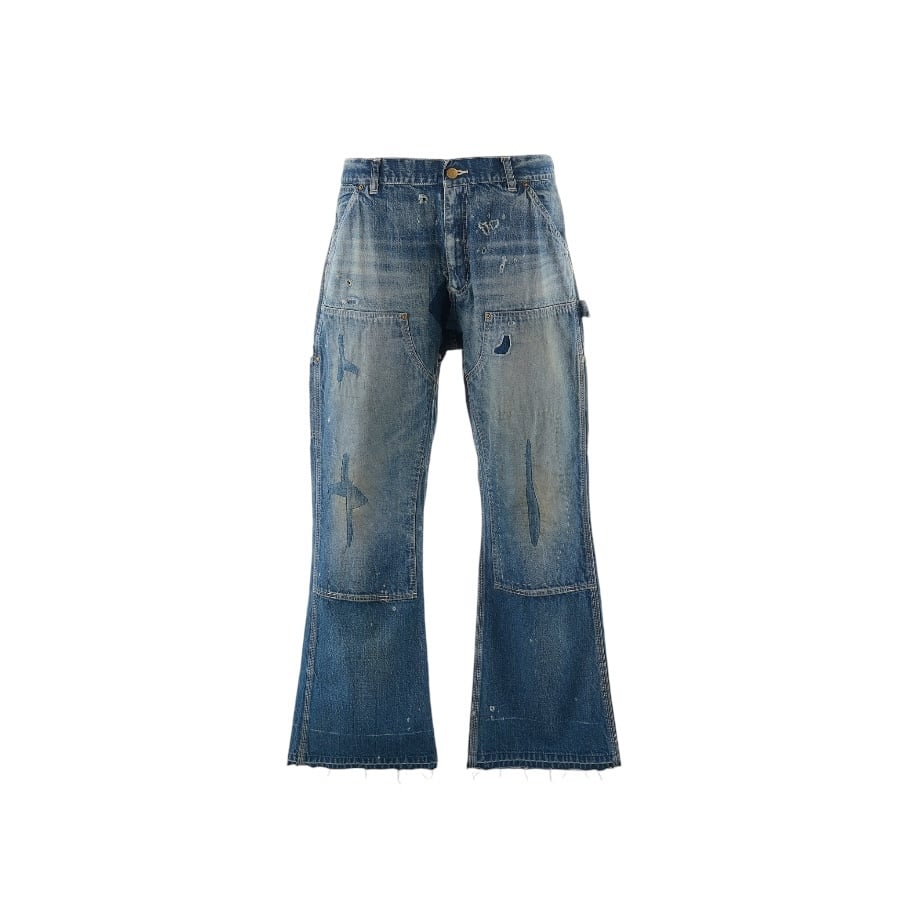 【SAINT MICHAEL】SM-YS1-0000-066/DOUBLE KNEE/DENIM/BLUE BLUE L