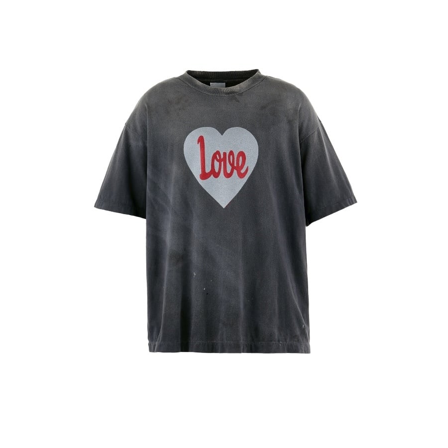 【SAINT MICHAEL】SM-HR8-0000-001HEART LOVE BLACK XL