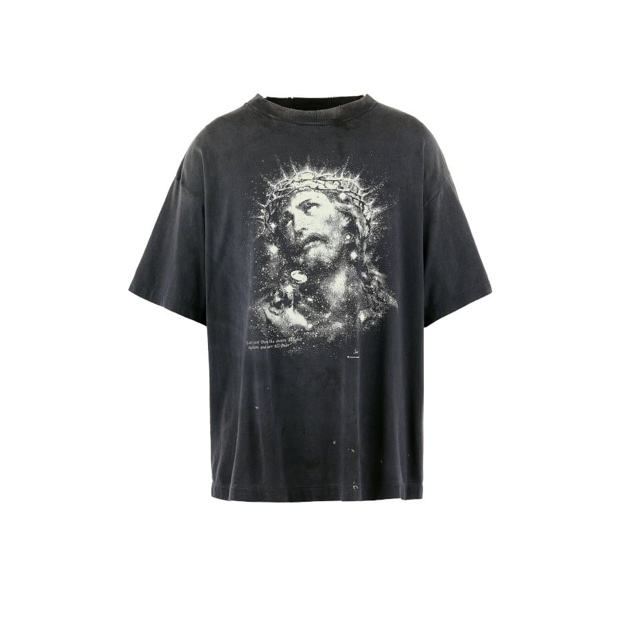 【SAINT MICHAEL】SM-HR8-0000-016JESUS BLACK XL