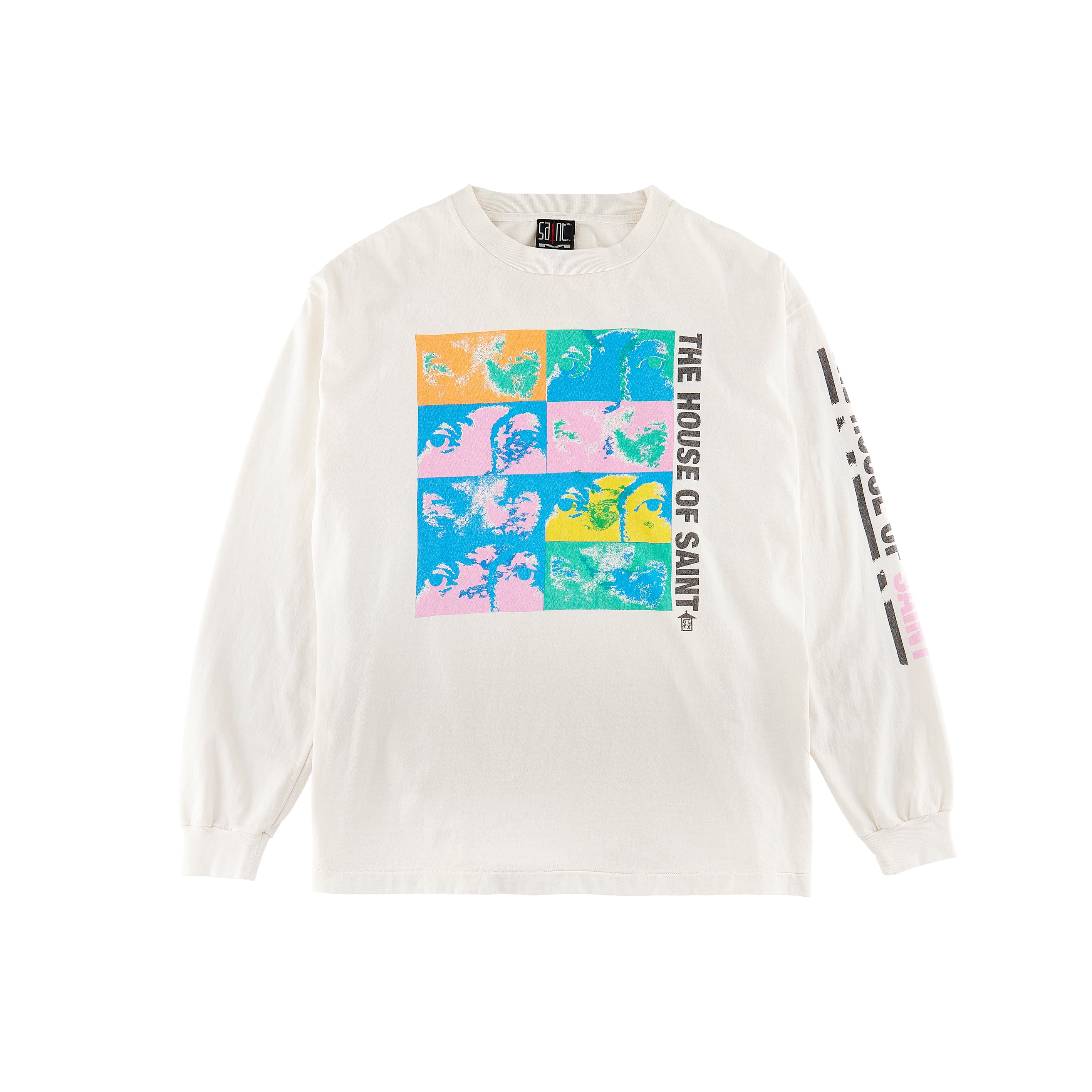【SAINT MICHAEL】SM-S23-0000-035/LS TEE/HOUSE SAINT/WHITE WHITE XL