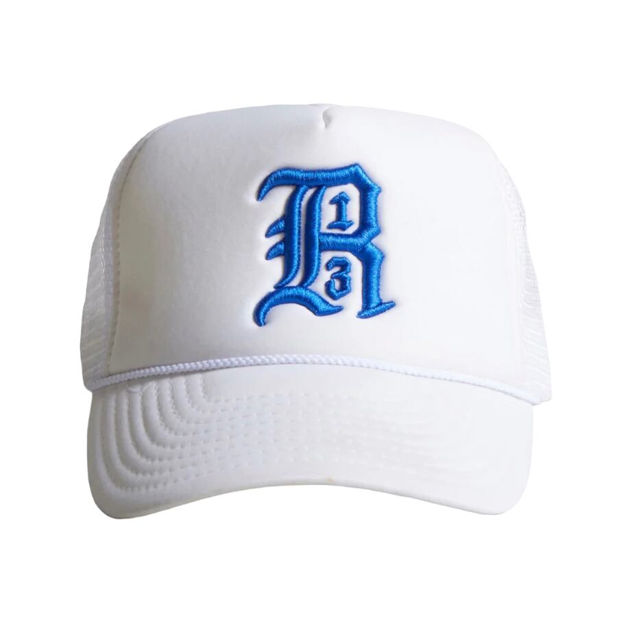 R13 R13 TRUCKER HAT WHITE