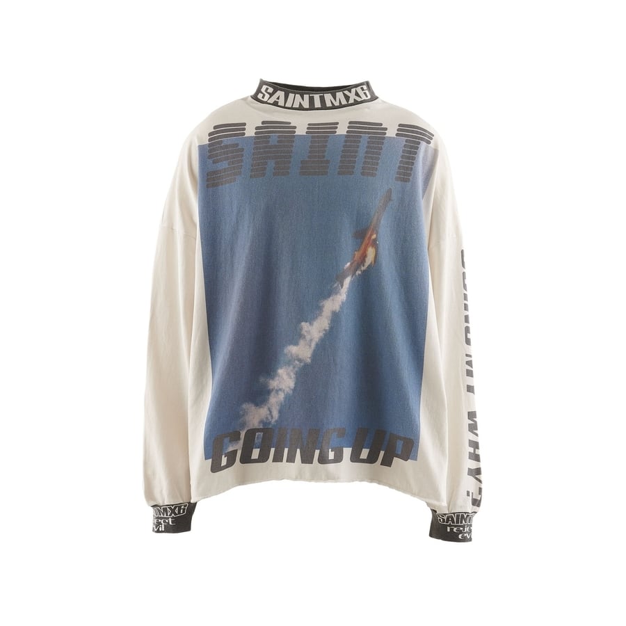 【SAINT MICHAEL】SM-A23-0000-013/LS TEE/GOING/WHITE WHITE Ｓ