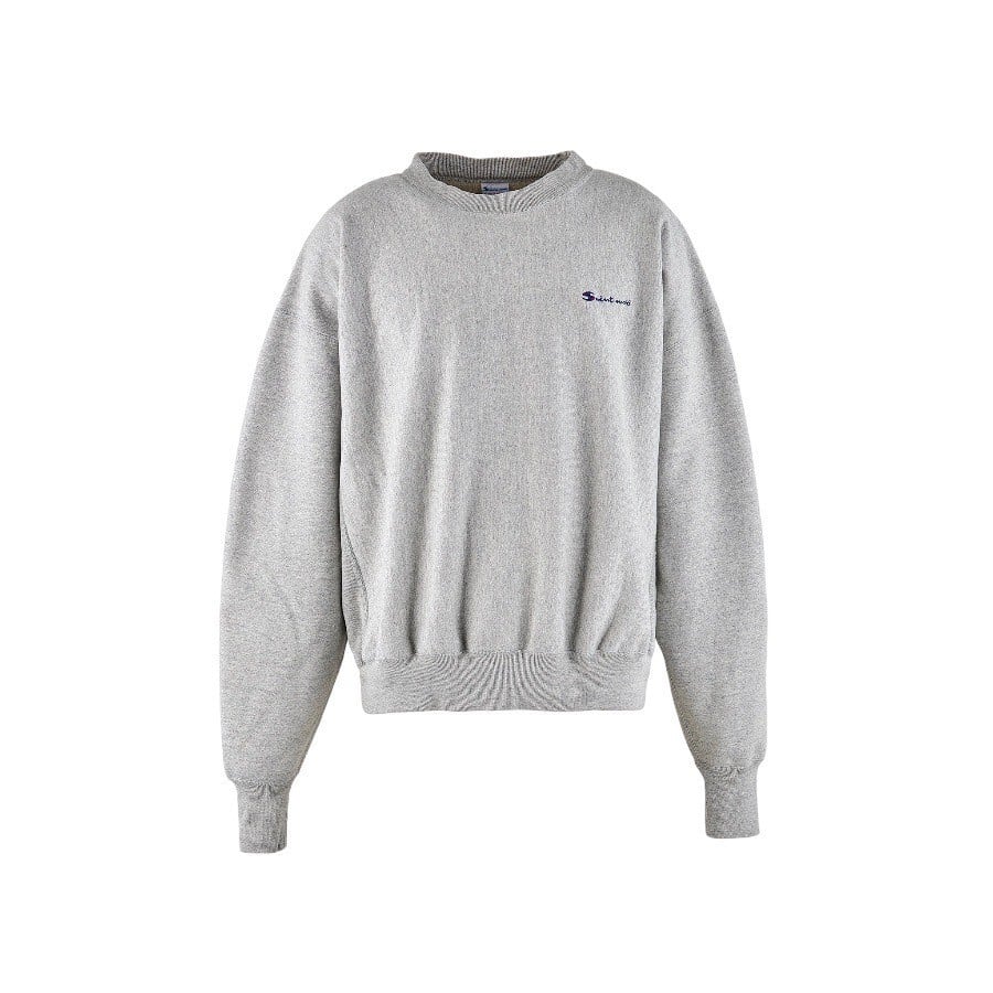 【SAINT MICHAEL】SM-A23-0000-026/CRW N SWT/LOGO/GRAY GRAY XL