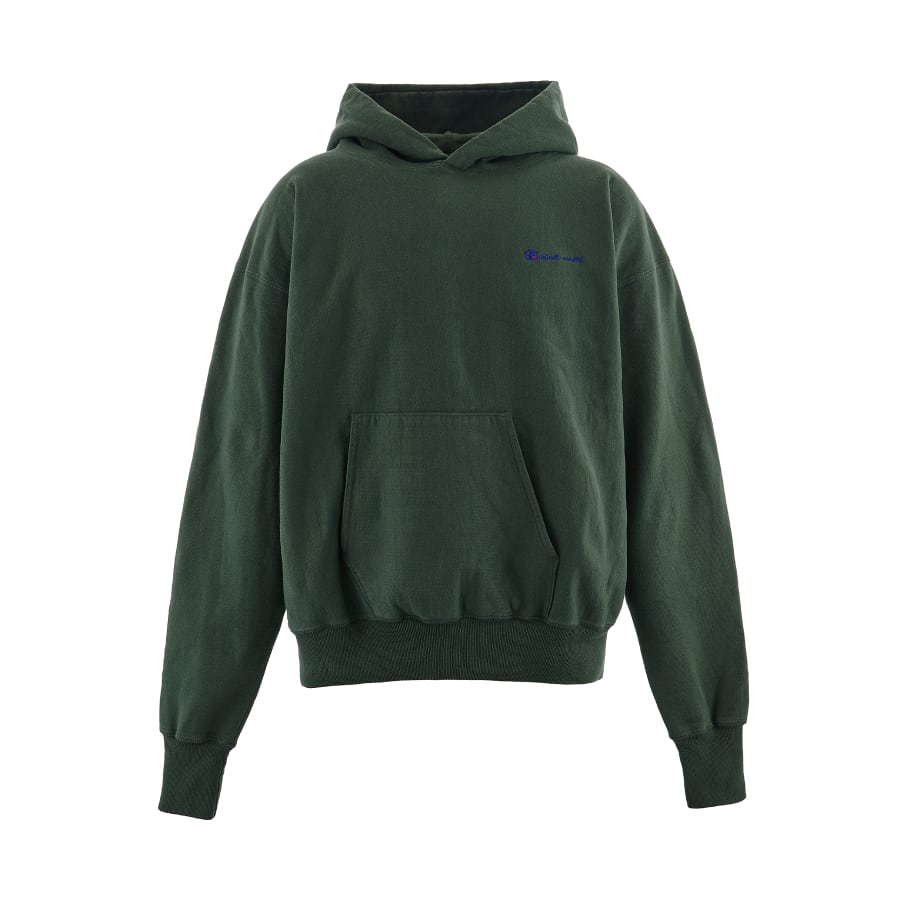 【SAINT MICHAEL】SM-A23-0000-029/HOODIE/LOGO/GREEN GREEN XL