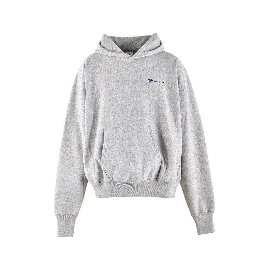 【SAINT MICHAEL】SM-A23-0000-028/HOODIE/LOGO/GRAY GRAY XL