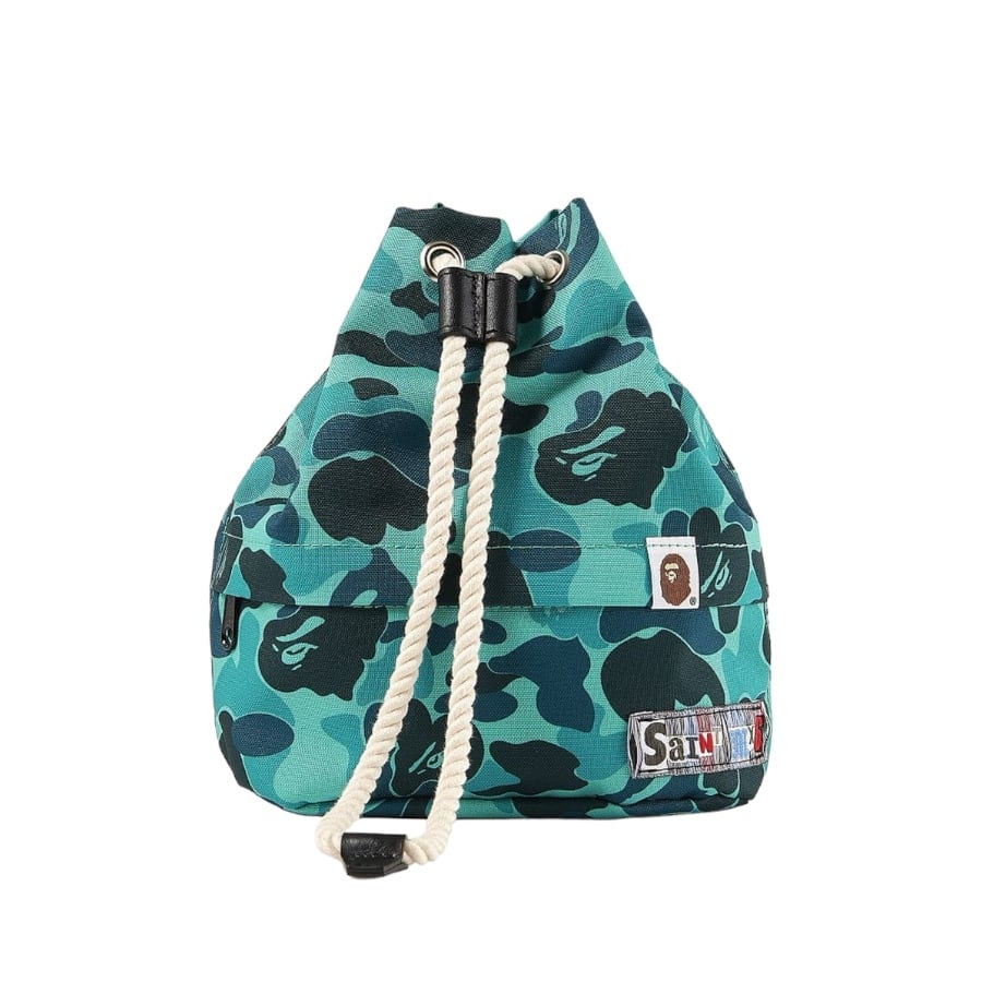 【SAINT MICHAEL】SM-YS8-0000-C36/AP_ROPE SNAP BAG/BL CAMO(BLACK/CAMO) CAMO F