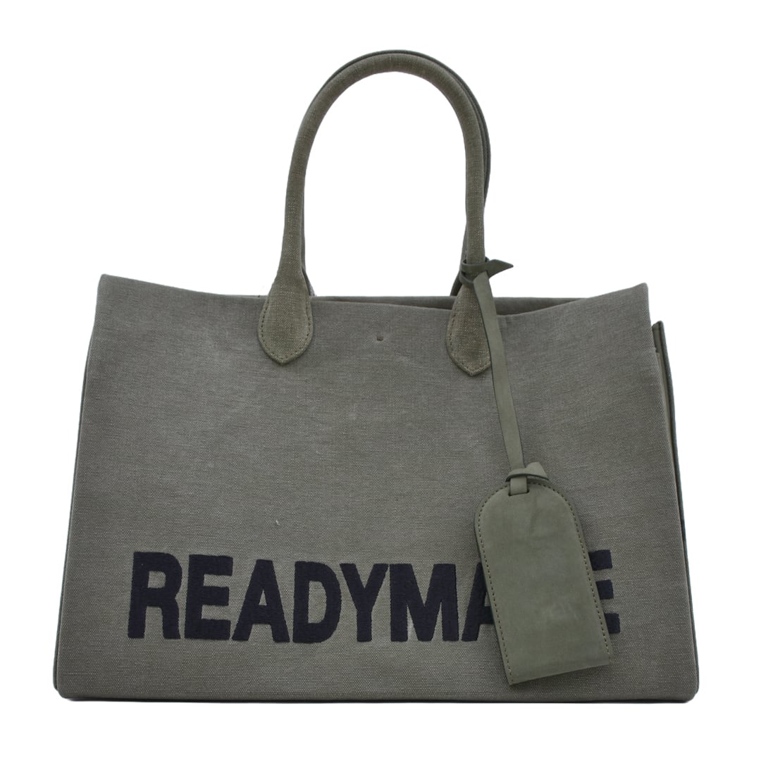 【READYMADE】RE-CO-KH-00-00-126/SHOPPING BAG 35/KHAKI KHAKI F