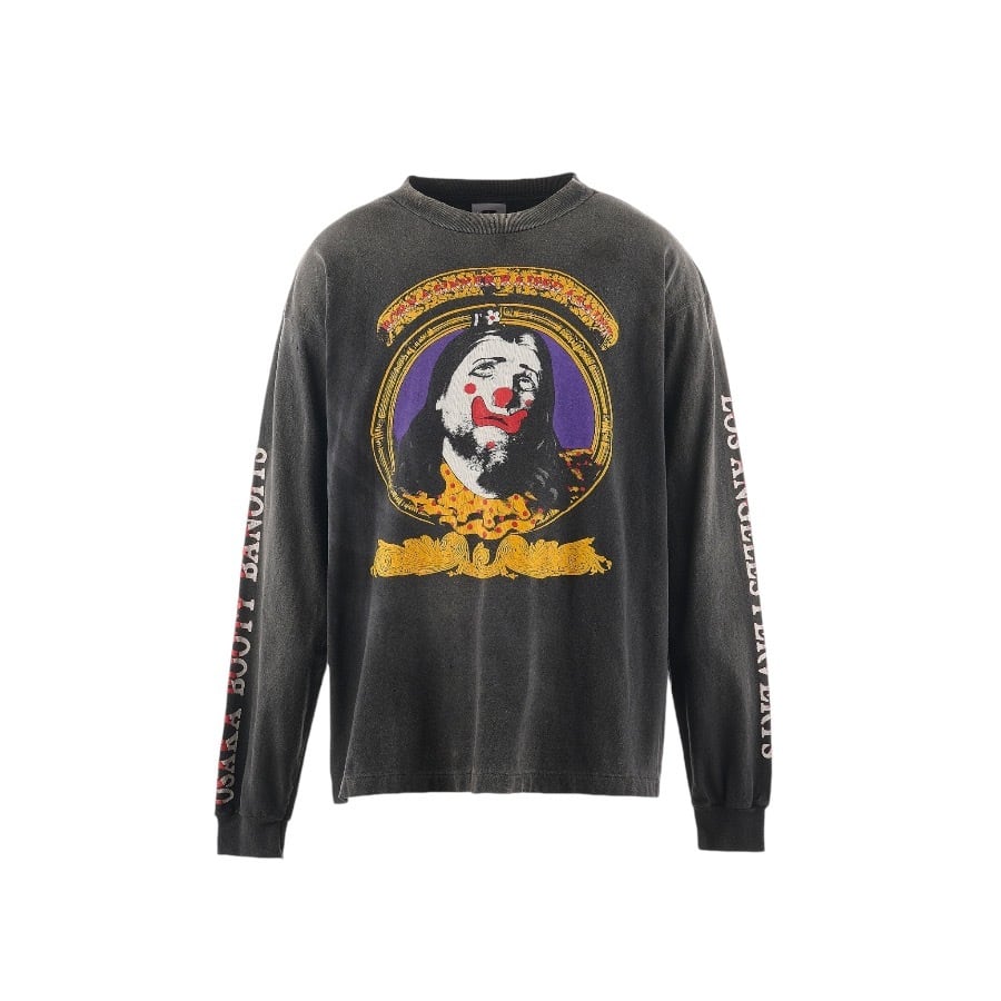 【SAINT MICHAEL】SM-YS1-0000-C40/BR_LS TEE/BORN BLACK XL