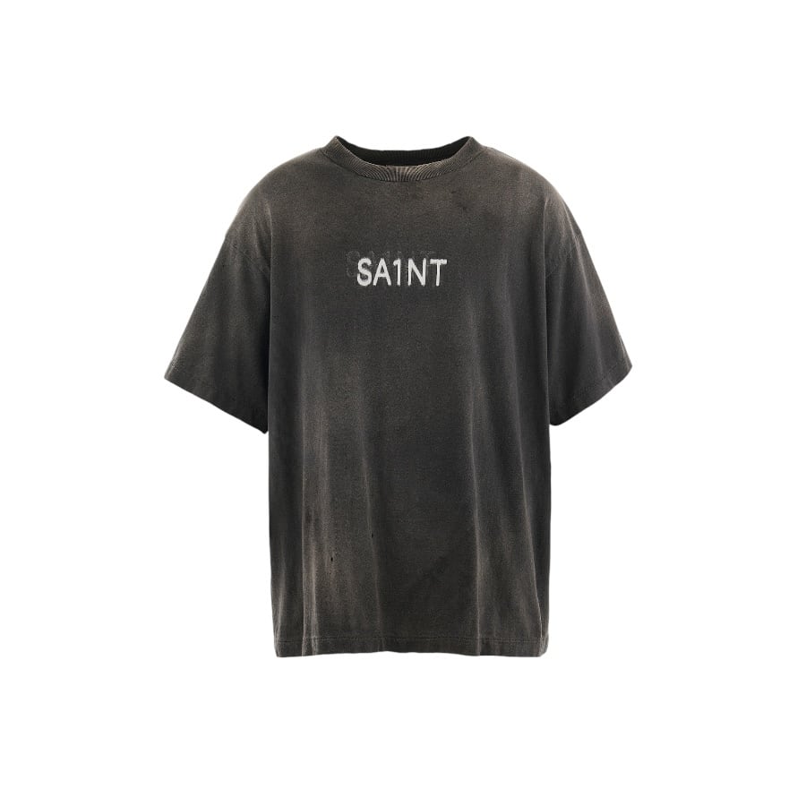 【SAINT MICHAEL】SM-YS1-0000-003/SS TEE/SEVEN DEADLY/BLAC BLACK XL