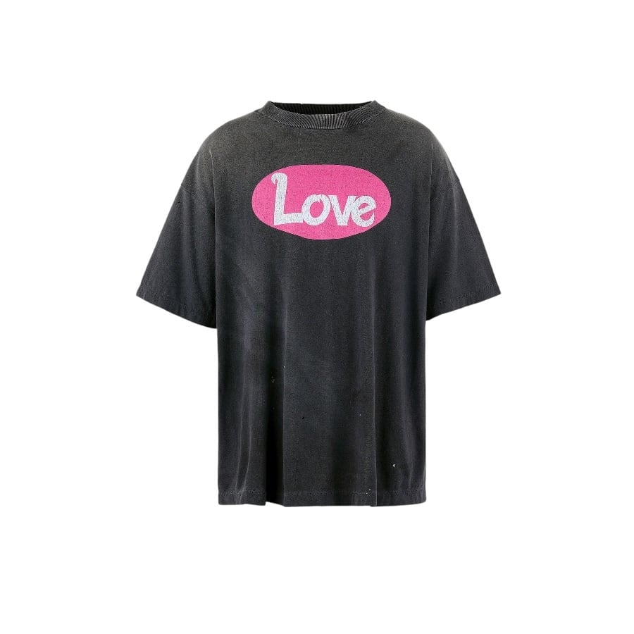 【SAINT MICHAEL】SM-HR8-0000-012LOVE BLACK XL