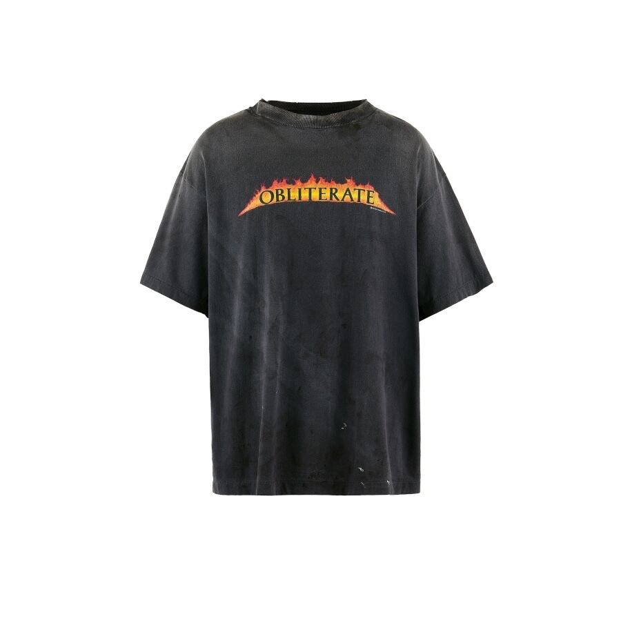 【SAINT MICHAEL】SM-HR8-0000-013OBLITERATE BLACK XL