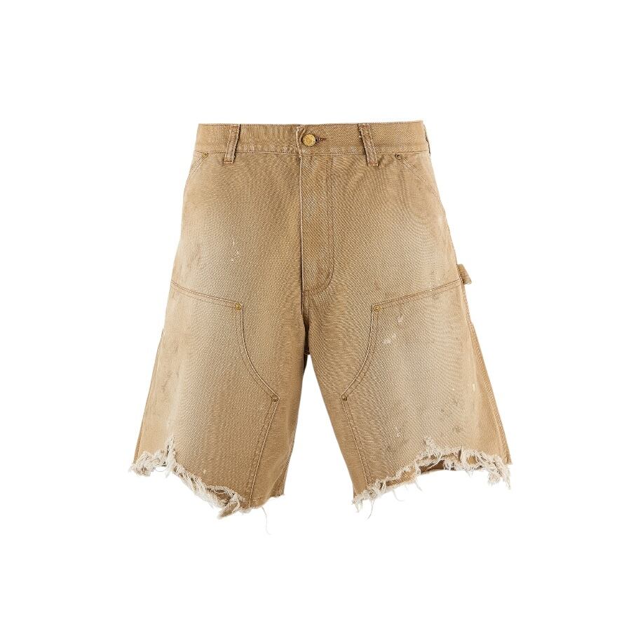 【SAINT MICHAEL】SM-HR8-0000-072DOUBLE KNEE SHORTS BEIGE L