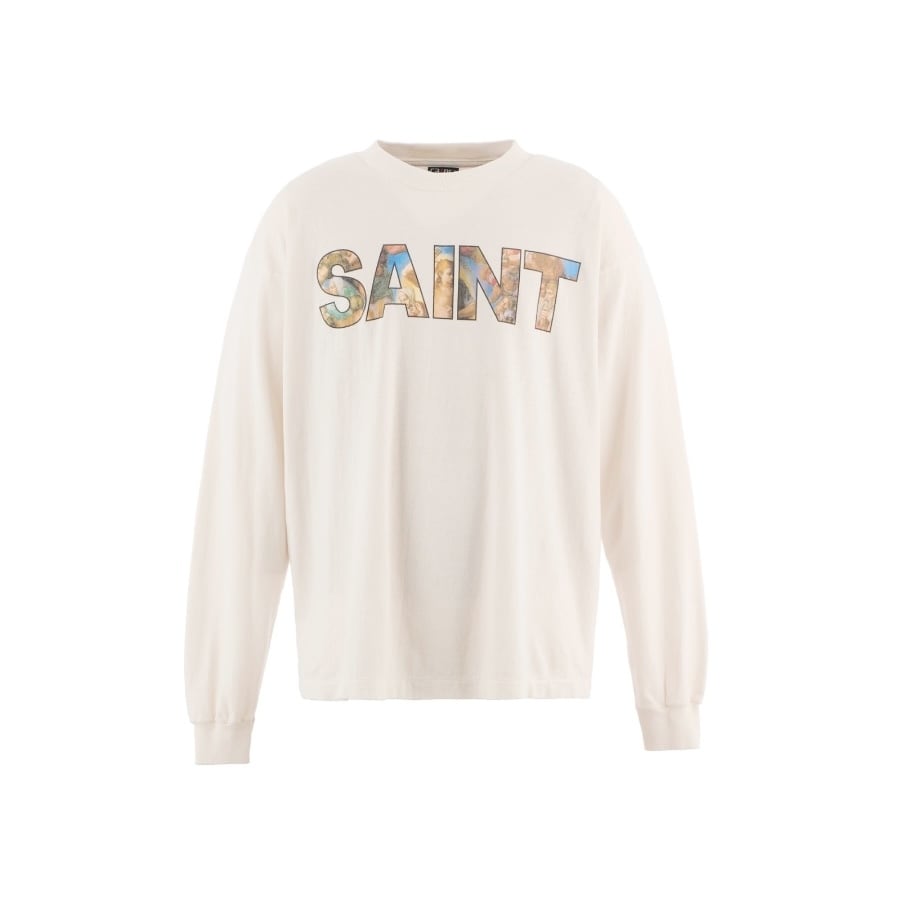 【SAINT Mxxxxxx】SM-HR1-0000-035/LS TEE/NEW BODY RULES/WHITE WHITE XXL