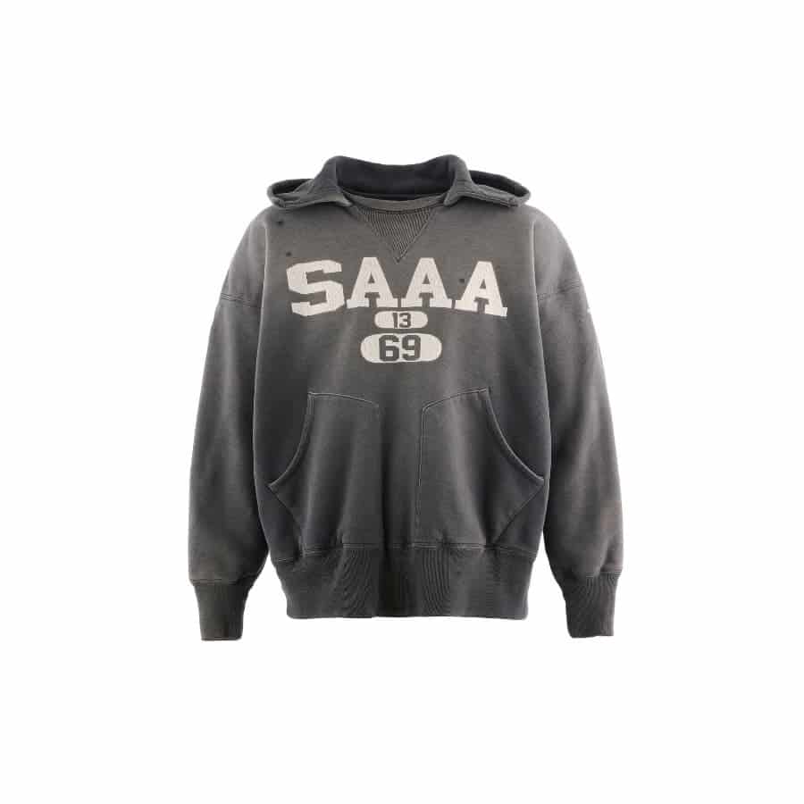 【SAINT Mxxxxxx】SM-HR1-0000-C58/BB_AFTER HOODED DBL FC/SAA/NVY BLACK XL