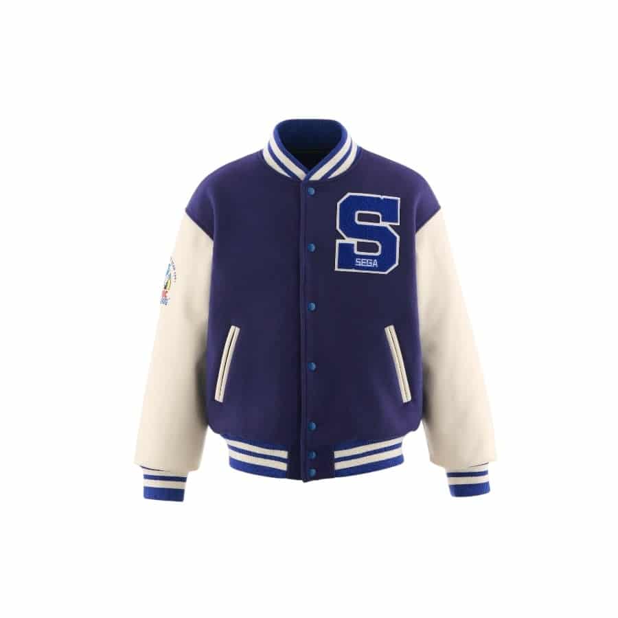 【SAINT Mxxxxxx】SM-HR1-0000-C63/SG_VARSITY JKT/SAINT SEGA/BLUE BLUE L