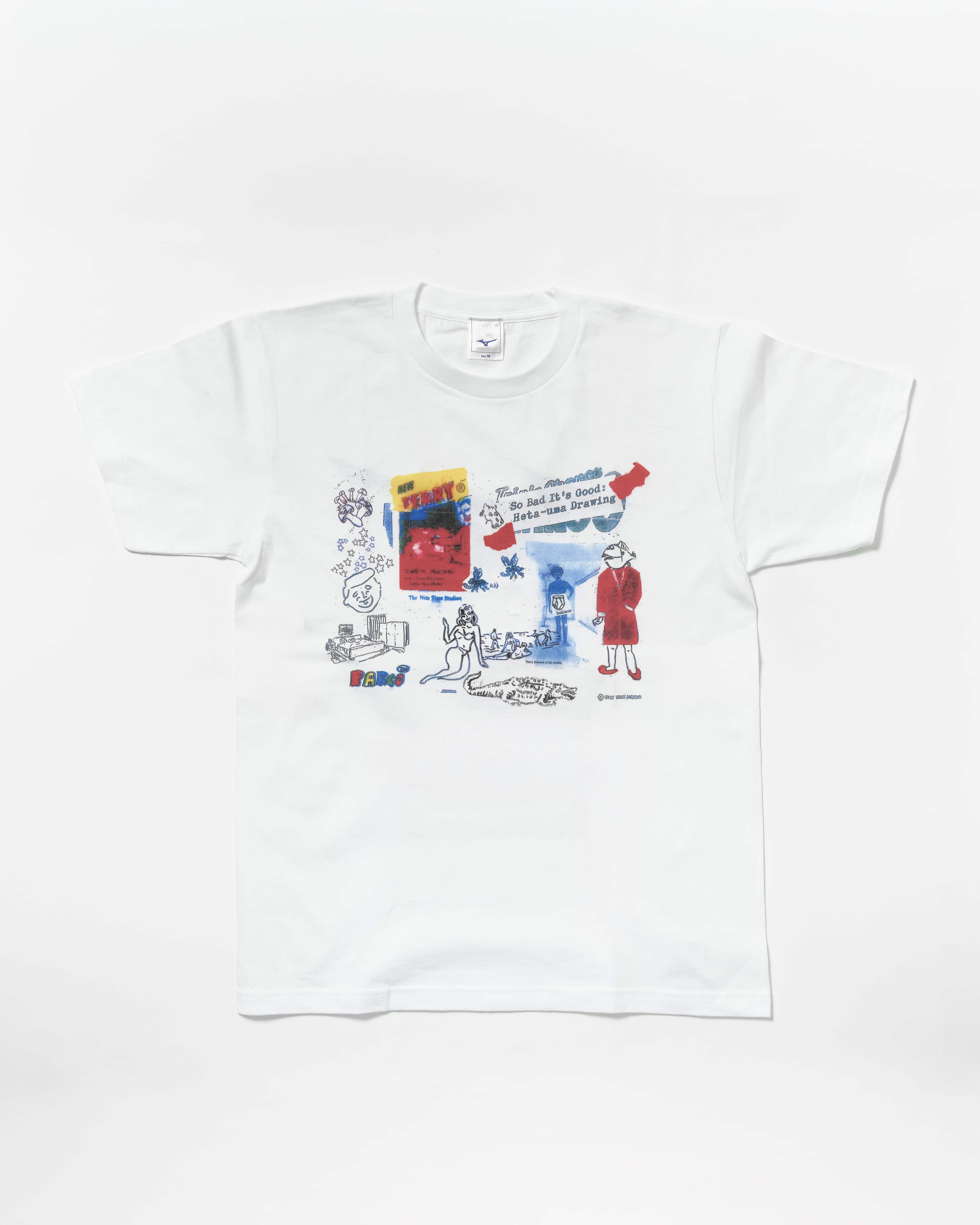 【PPC2026 ”Luminous”】Tシャツ - Terry Johnson（テリー・ジョンスン） “Luminous Energy powered by Mizuno” ホワイト M