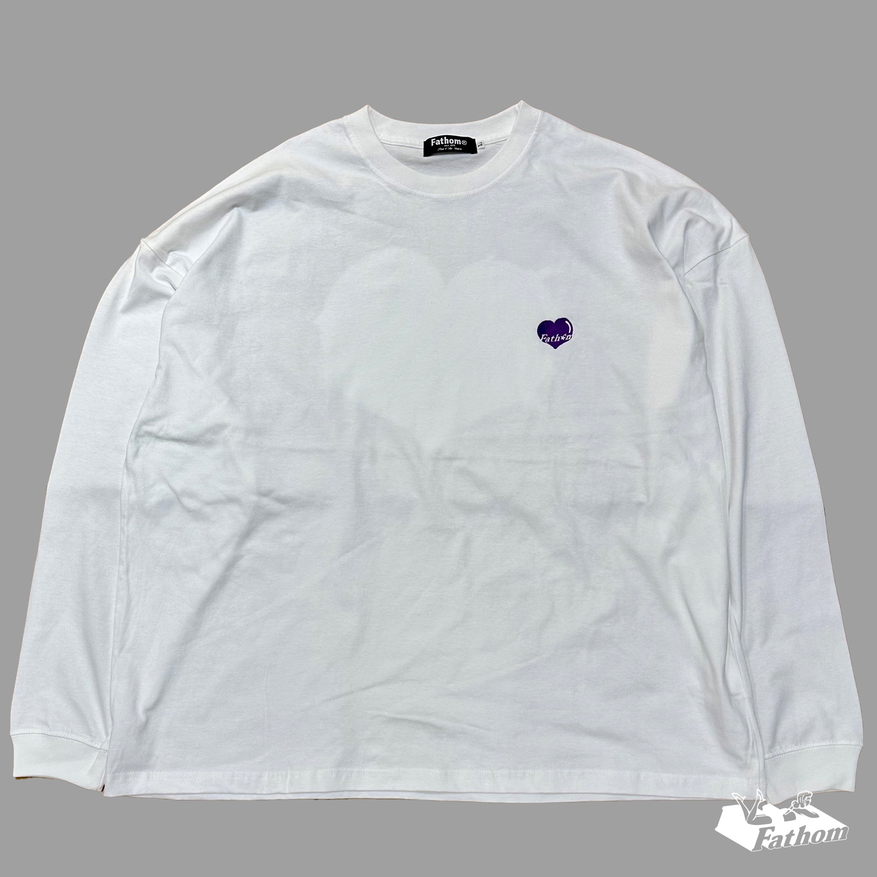 Fm heart BIG L/S hrsm WHITE WHITE L