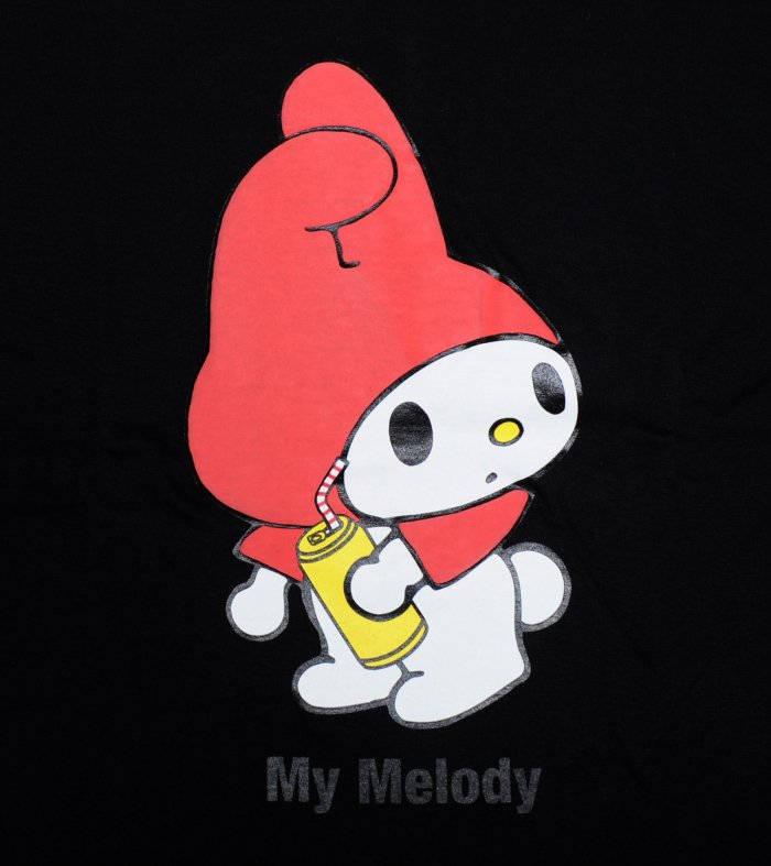 My Melody MEEWEE LAND BIG TEE ３XL BLACK 3XL