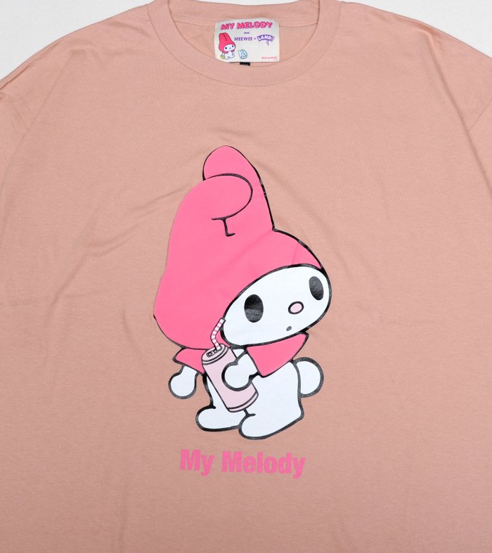 My Melody MEEWEE LAND BIG TEE ３XL PINK 3XL